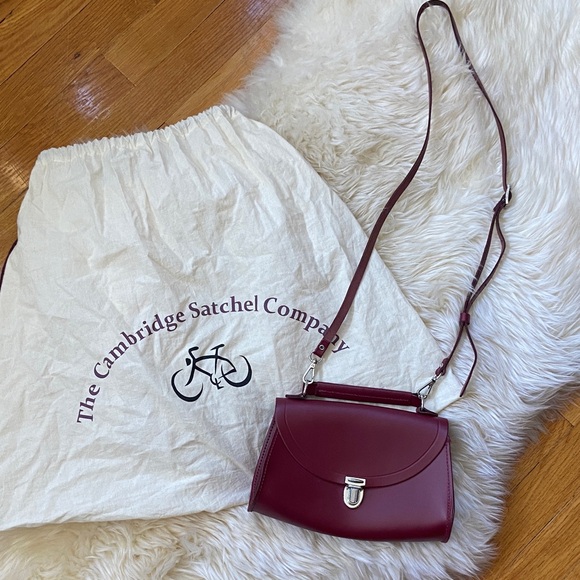 The Cambridge Satchel Company Small Poppy Burgundy - Picture 1 of 11